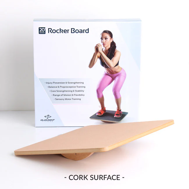 Element Fitness 20" Wooden Rocker Board - Image 4